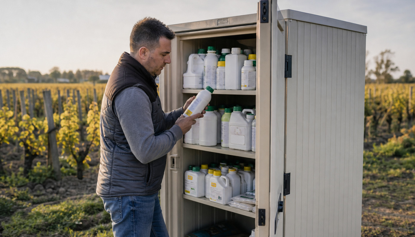 Armoire phytosanitaire : la discrète alliée des vignerons de Bordeaux