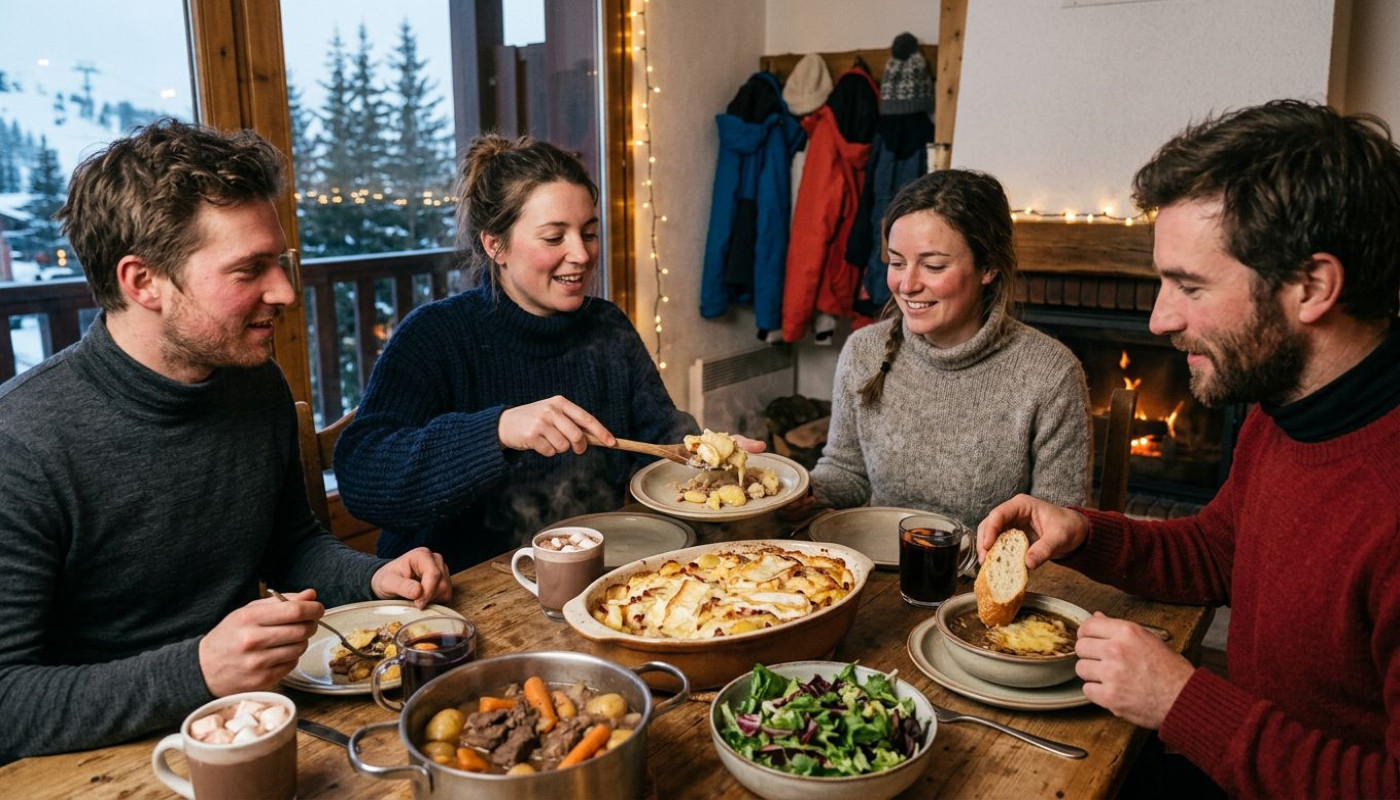 Les meilleures recettes réconfortantes après une journée de ski