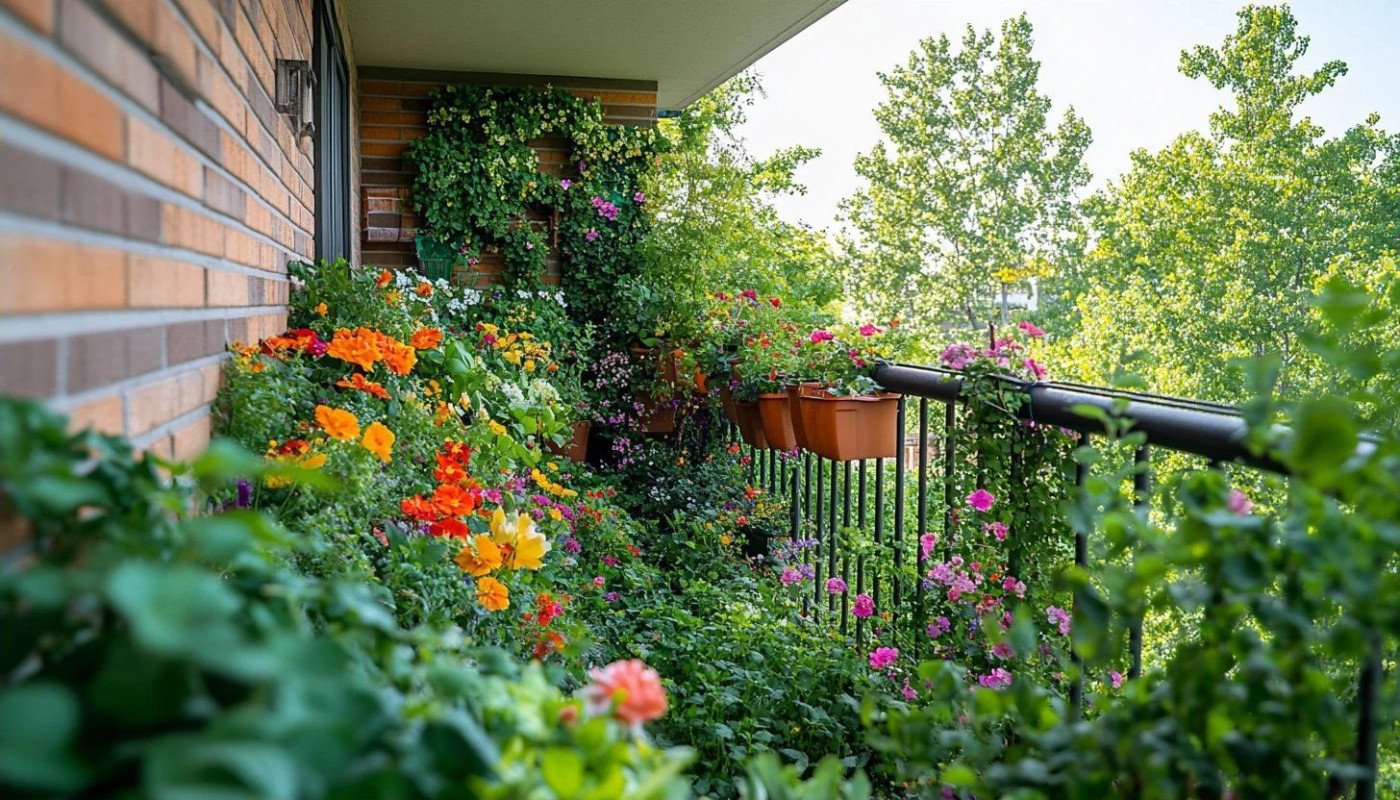 Transformez votre balcon en un espace vert luxuriant